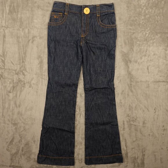 Marc Jacobs jeans bootcut women's 8 blue denim Y2K vintage large button - Picture 1 of 13